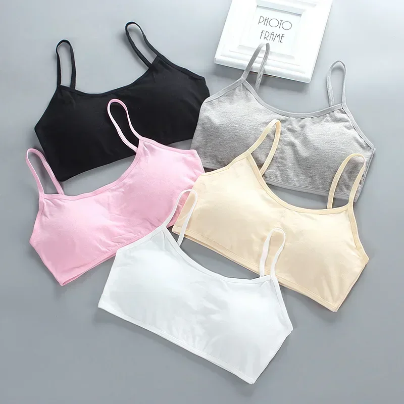 Girl Bra Tops for Teens 12 Years Underwear 13 XS Lingerie Children Sport Training Bras Tank Kids Undies Undercloth 7-14T 10 9