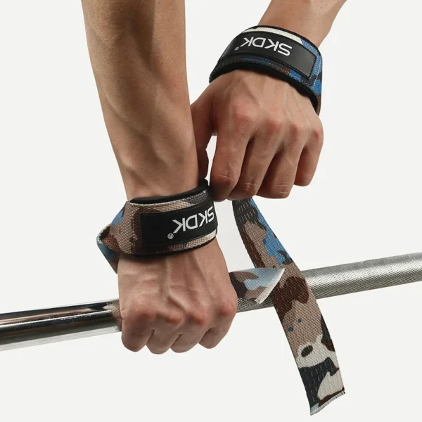 Weightlifting Wrist Straps Strength Training Adjustable Non-slip Gym Fitness Lifting Strap Wrist Support Grip Band - Image 2