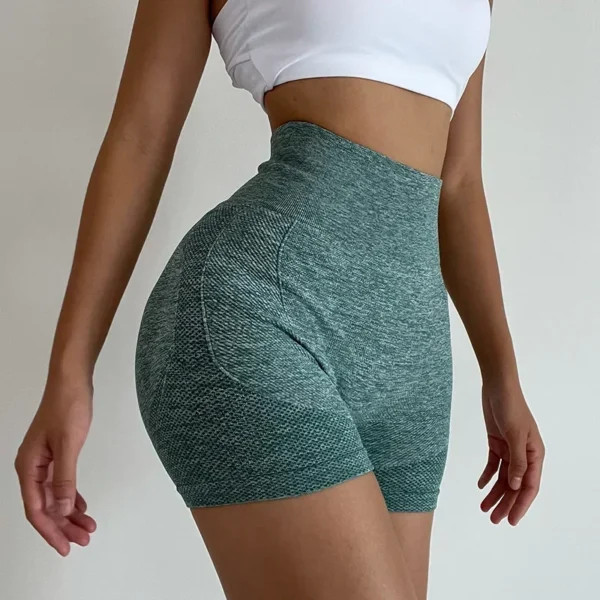 Sexy Booty Push Up Sport Yoga Shorts Women Seamless Spandex Running Cycling Short Fitness Leggings High Waist Female Gym Shorts - Image 3